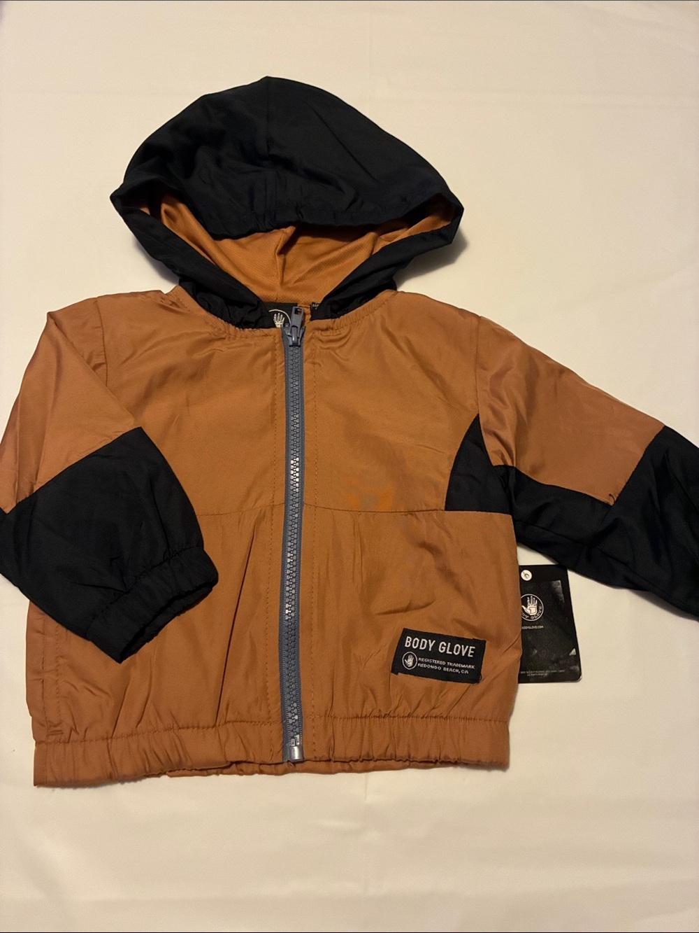 Body Glove Rust, Black & Gray Kids Three-Piece Jacket and Tee Set - Picture 2 of 10